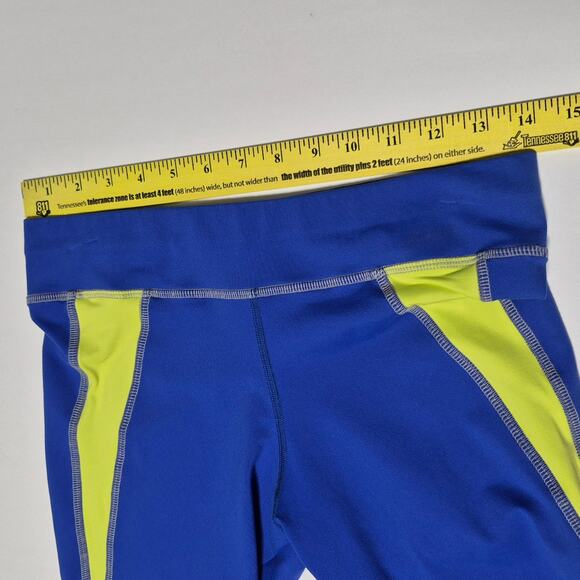 Sofibella Confidence Collection Womens Medium Legging Blue Yellow Small - Medium - Picture 11 of 13
